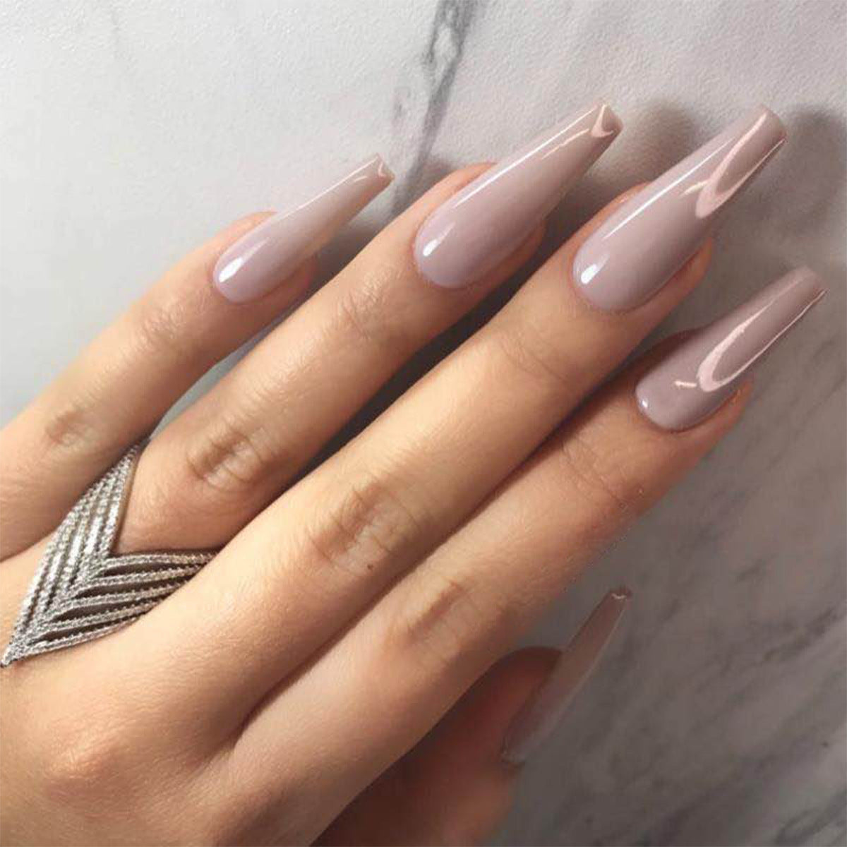 Laser Powder Gradient Acrylic Nail Patch - 3243259.