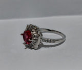 Ladies Ring  (Red Zircon Ring) | Jewellery Shop| Jewellery Store