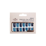 Square Plaid Acrylic Nails 24 Pieces with stickers - 3243297 - Crazy Women is the Choice of millions