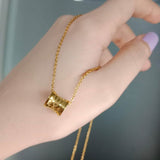 Golden Drum shaped necklace | Jewelry Store| Jewelry Shop