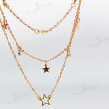 Three Layer Star Pendant Necklace | Jewelry Online | Jewelry Store