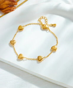 Heart Bracelet | Gold Plated Bracelet Pakistan