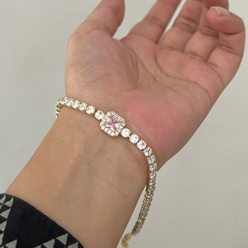 Icy Pink Zircon Bracelet - Buy Online Pakistan | Crazy Women
