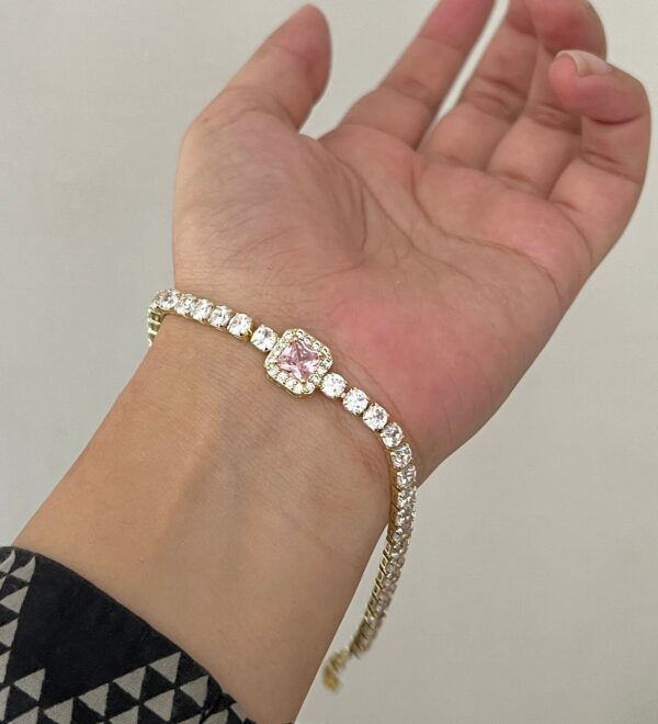Icy Pink Zircon Bracelet - Buy Online Pakistan | Crazy Women