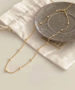 Balls Choker Necklace | Gold Plated Necklace Pakistan