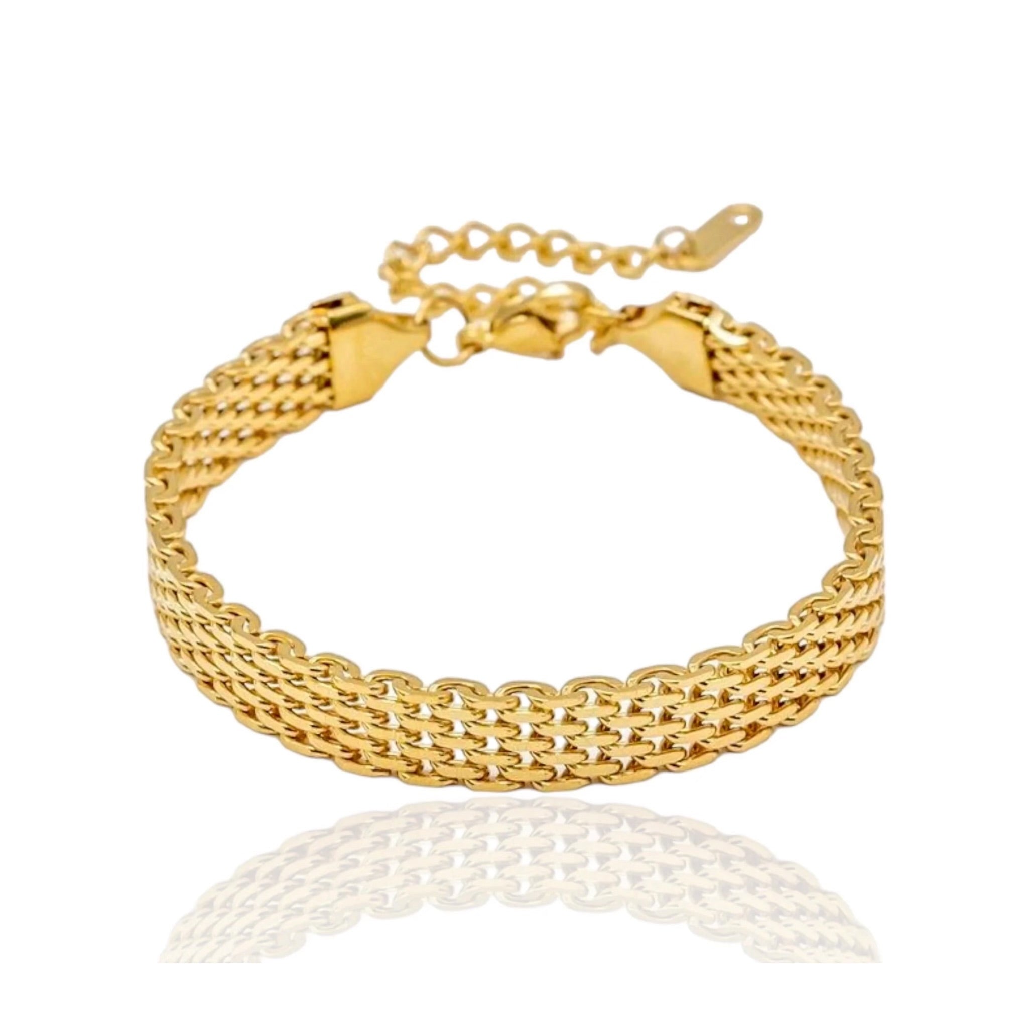 ROWENA BRACELET | Gold Plated Bracelet Pakistan