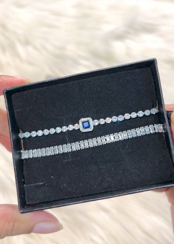 Lux Sapphire Bracelet  Set– Elegant & Stylish Set for Women - Buy Online Pakistan | Crazy Women