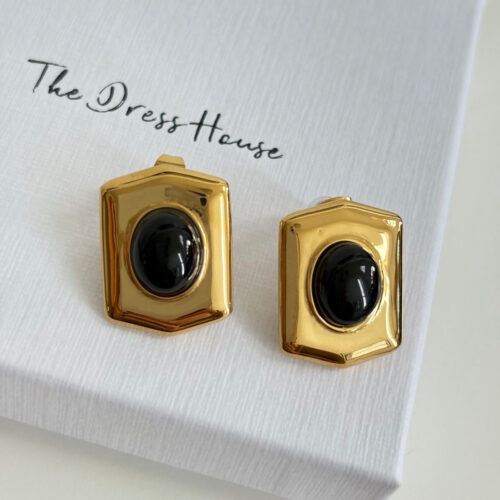 3B369966-F17F-420F-84FB-7FC316B5F323 Vintage Earrings- Black - Buy Online Pakistan | Crazy Women