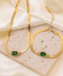 Charlotte Green 2 Piece Set | Jewellery Set Pakistan