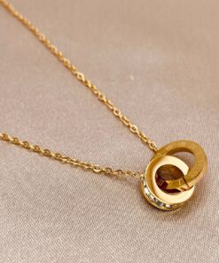 Roman Numeral Necklace | Gold Plated Necklace Pakistan