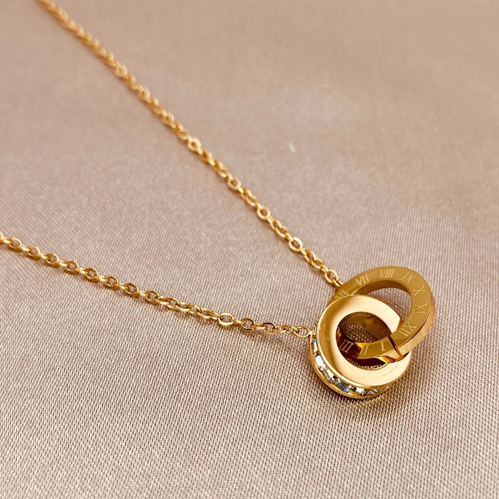 Roman Numeral Necklace | Gold Plated Necklace Pakistan