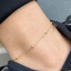 Minimilistic Balls Anklet | Gold Plated Anklet Pakistan