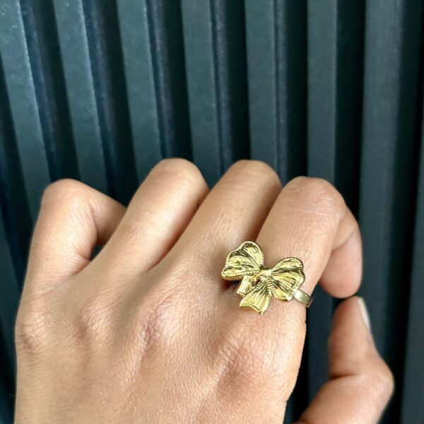 Chunky Bow Ring Adjustable - Buy Online Pakistan | Crazy Women