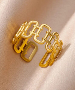 Contorto Bangle (Adjustable) | Gold Plated Bracelet Pakistan