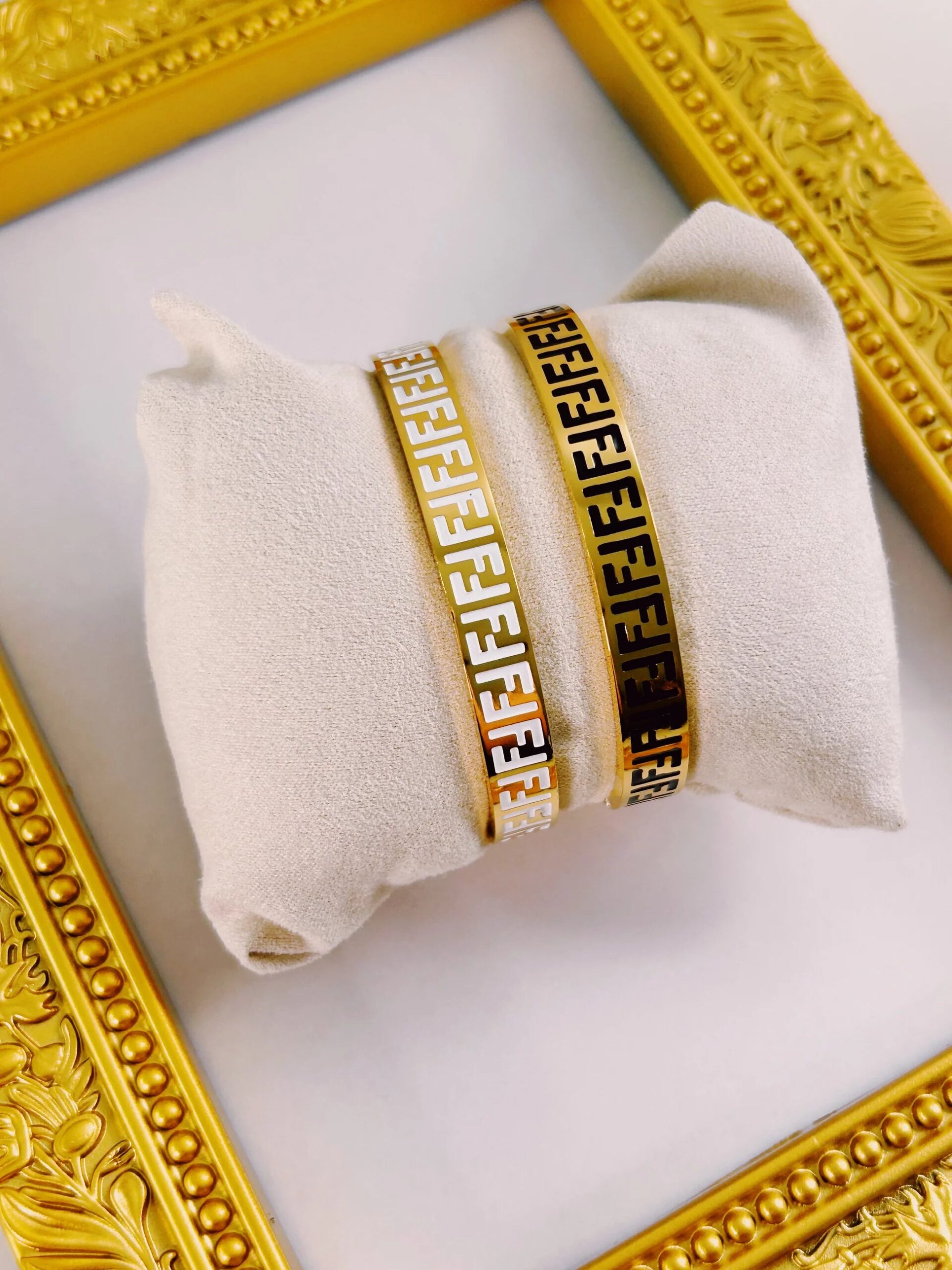 Fendi Bangle | Gold Plated Bracelet Pakistan