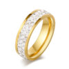 Two Layered Diamond Ring | Adjustable Ring Pakistan