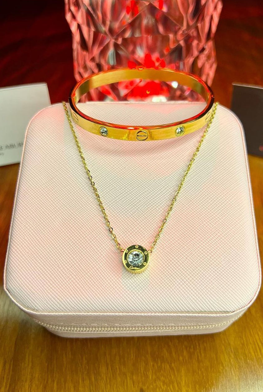 Cartier Bangle & Necklace Set | Jewellery Set Pakistan