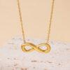 Infinity Necklace | Gold Plated Necklace Pakistan