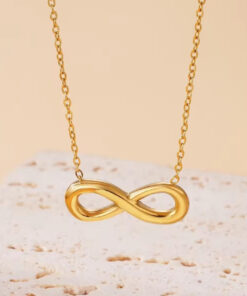 Infinity Necklace | Gold Plated Necklace Pakistan