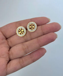 TY studs earrings | Gold Plated Earrings Pakistan