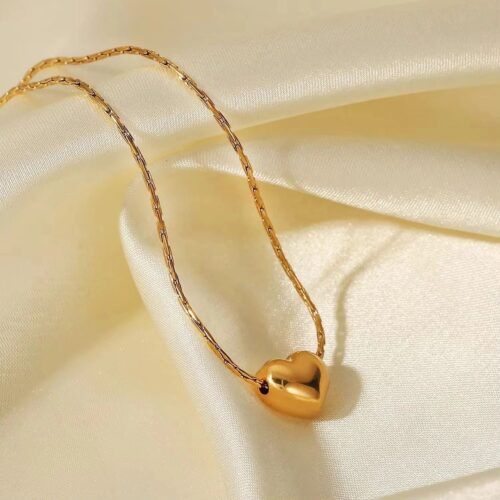 EB03C5E3-C806-4376-8671-6BAC6EDA898C Dainty Heart Necklace - Buy Online Pakistan | Crazy Women