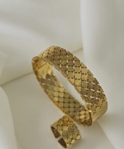 Sparkle Bangle & Ring Set (Adjustable Ring) | Jewellery Set Pakistan