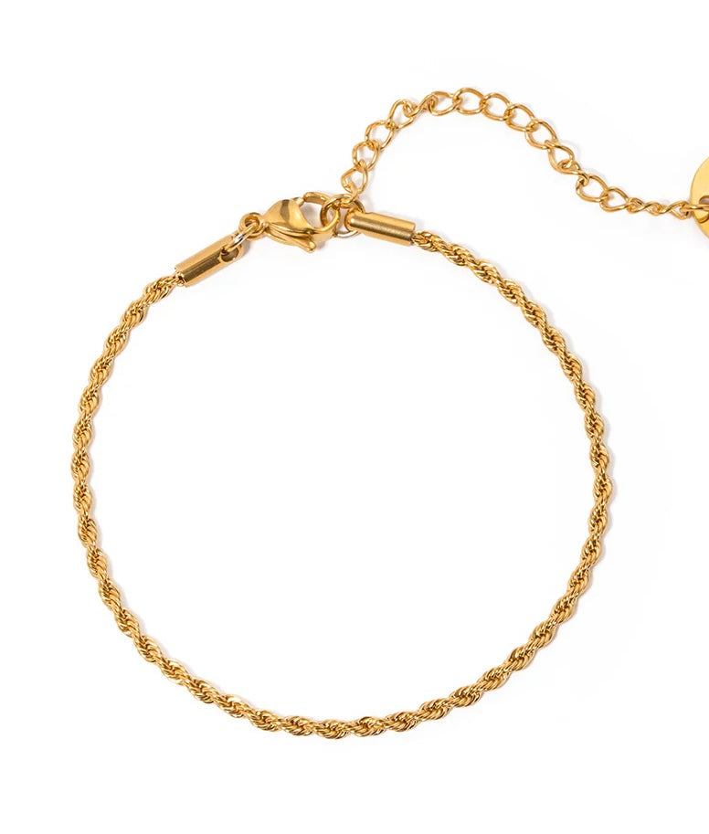 Braid | Gold Plated Bracelet Pakistan