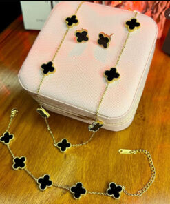 7 Leaf Clover Jewellery Set | Jewellery Set Pakistan