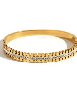 Two Layered Bangle | Gold Plated Bracelet Pakistan
