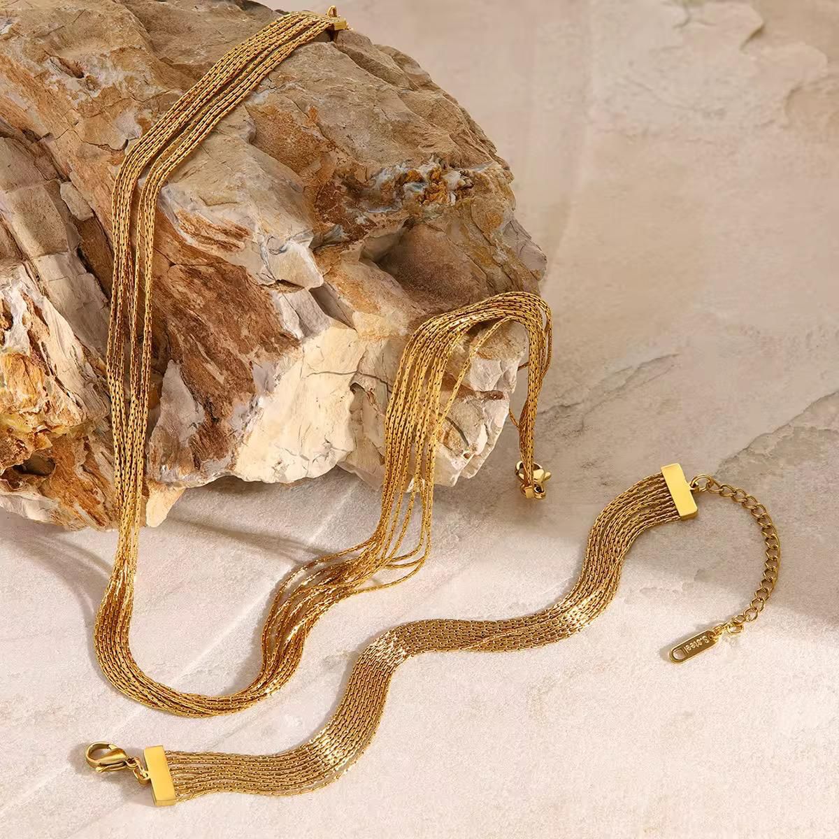 Chunky Bracelet | Gold Plated Bracelet Pakistan