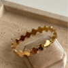 CHUNKY GOLD CLOVER BANGLE | Gold Plated Bracelet Pakistan