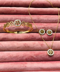 Stainless Steel diamantés Set | Jewellery Set Pakistan