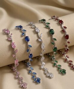 Diamond Tulip Bracelet | Gold Plated Bracelet Pakistan