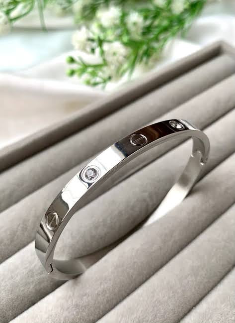 Silver Cartier Bracelet | Gold Plated Bracelet Pakistan