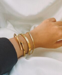 Cartier Nail and love bangle with Snake chain bracelet | Jewellery Set Pakistan