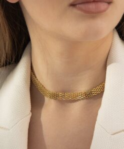 Rowena Necklace | Gold Plated Necklace Pakistan