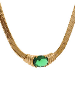 Vintage Bone Necklace | Gold Plated Necklace Pakistan
