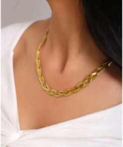 Triple Chain Necklace | Gold Plated Necklace Pakistan