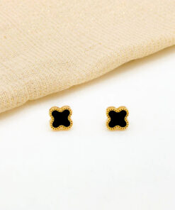 Four Leaf Clover earrings | Gold Plated Earrings Pakistan