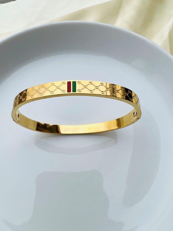 Red & Green Charm Bracelet | Gold Plated Bracelet Pakistan